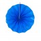 Leque de Papel Azul Royal Liso 20cm