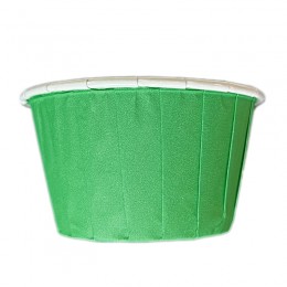 Forminhas para Cupcake Forneáveis Verde Lisa 20 uni SAQUINHOS