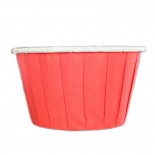 Forminhas para Cupcake Forneáveis Vermelha Lisa 20 uni CAIXA PVC