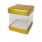 Caixa de PVC Dourada