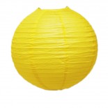 Luminária de Papel Amarela 30cm